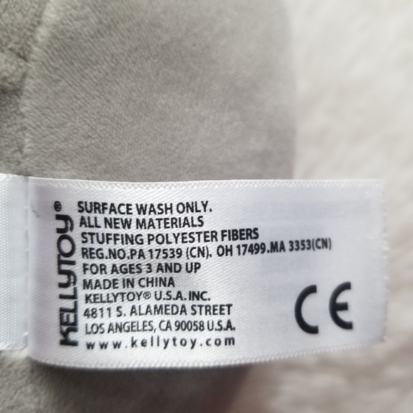 12" Squishmallow Blake Gray sequin Belly Bunny Super Soft - Picture 4 of 4